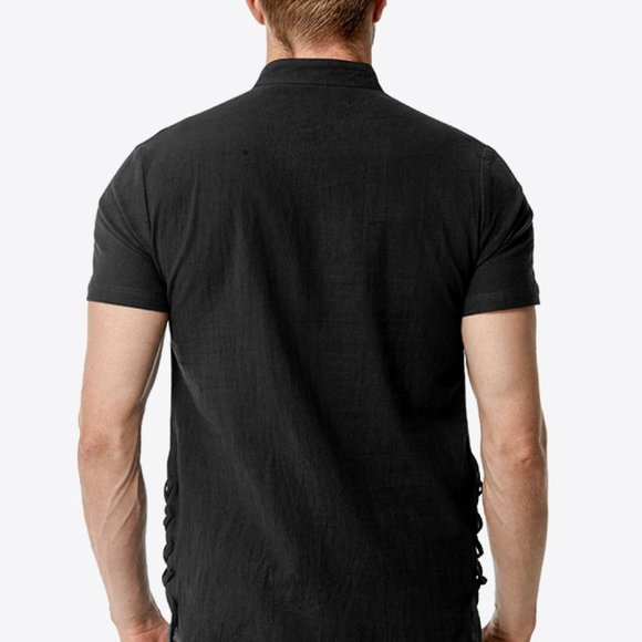 Casual Contrast Buttoned Shirt - Versatile Fashion Essential - Picture 8 of 14